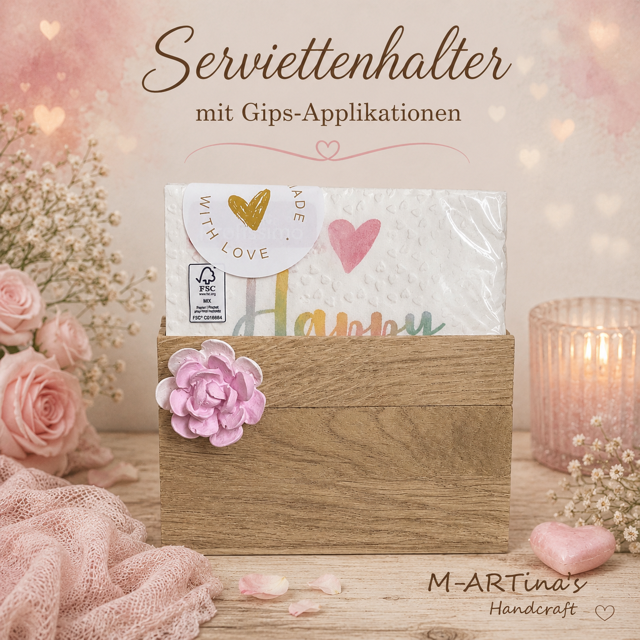 "Sukkulente" - Serviettenhalter